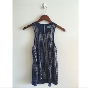 Francescas Sequin Tank Top
